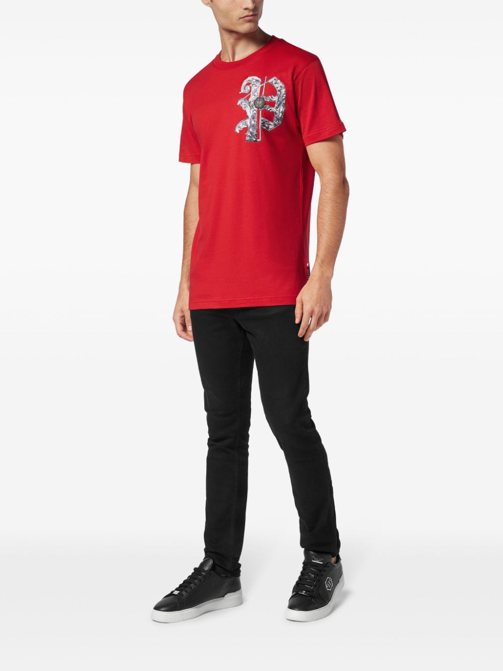 Philipp Plein SS Skull T-shirt - Rood