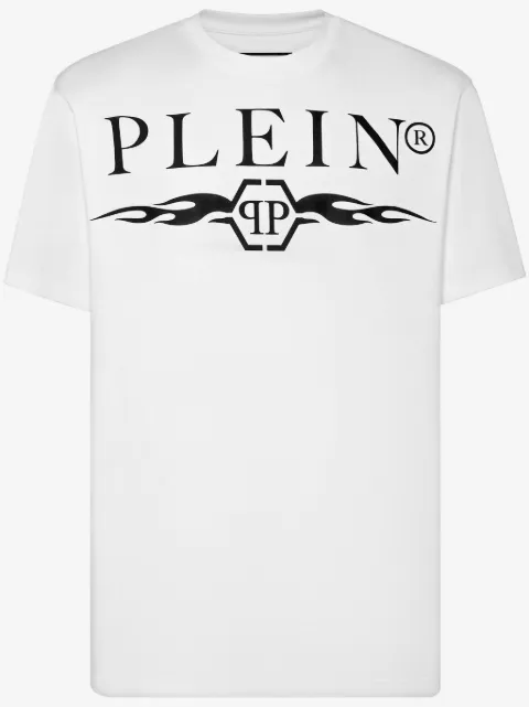 Philipp Plein playera con logo estampado