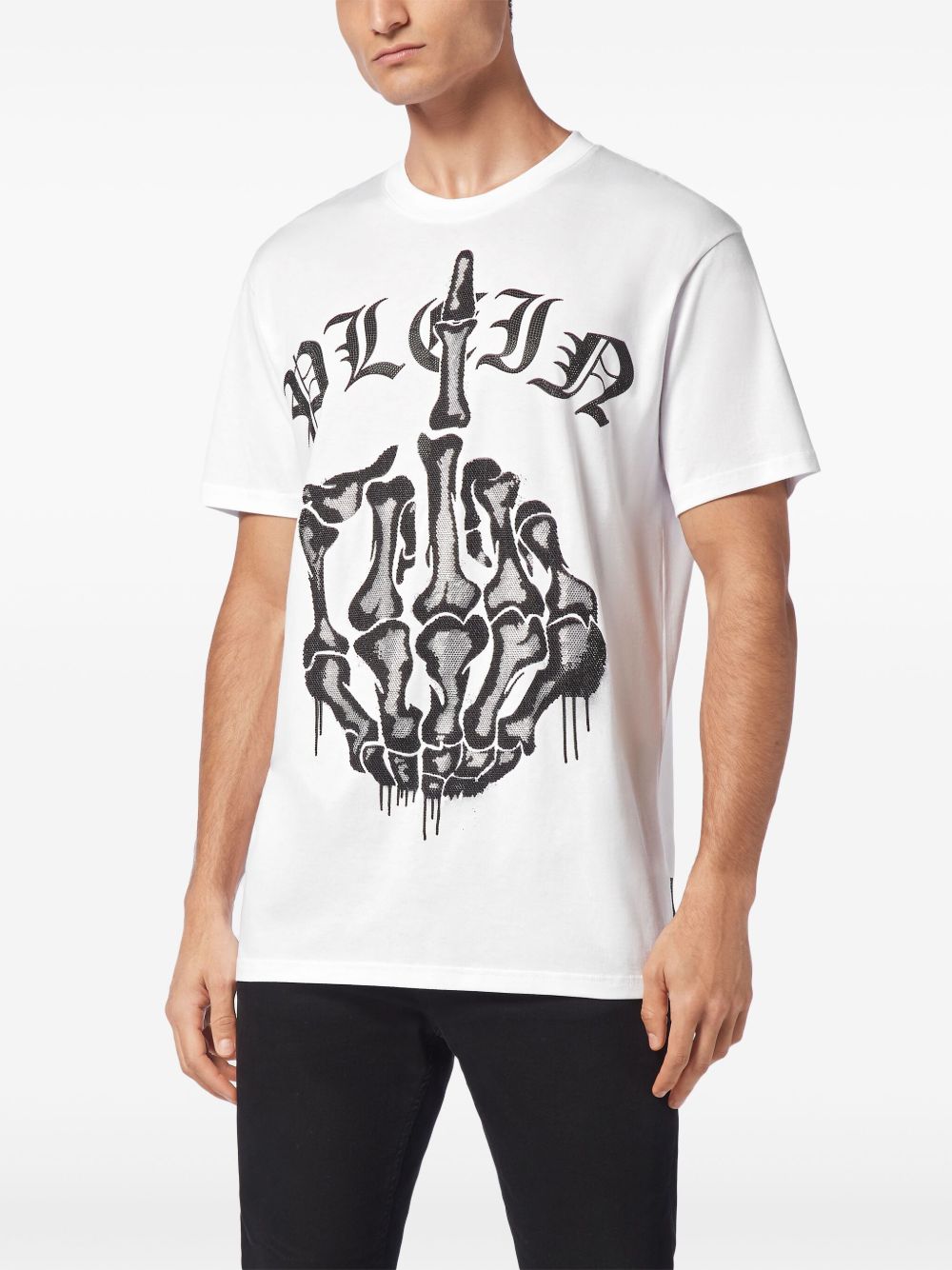 Philipp Plein rhinestone-embellished cotton t-shirt Men