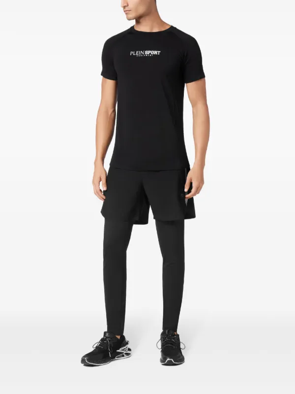 プレインスポーツボールドスポーツロゴブラックTシャツ プレインスポーツボールドスポーツロゴブラックTシャツ (PHILIPP