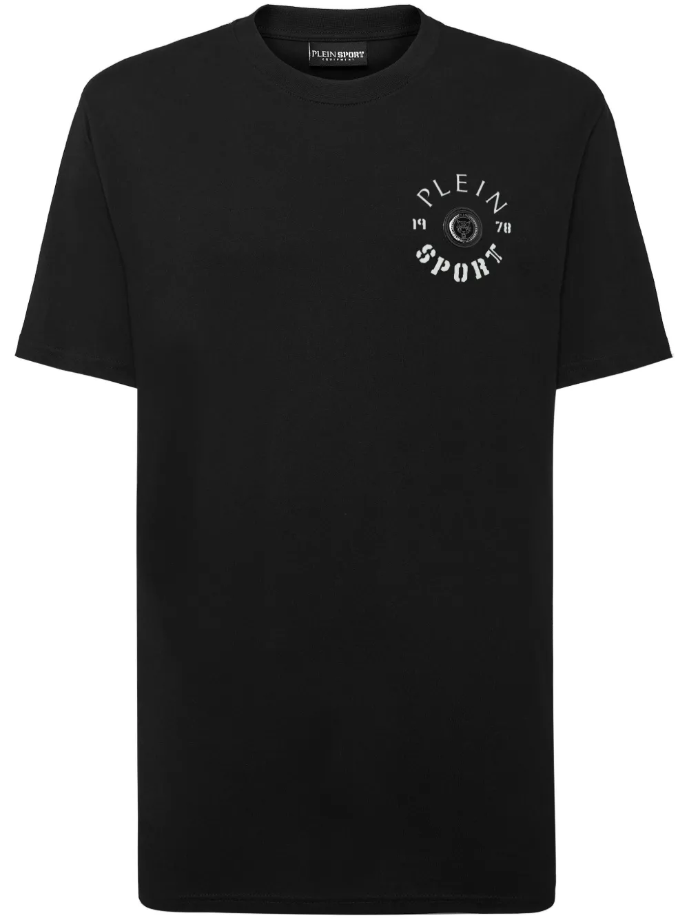 Plein Sport T-shirt met logoprint Zwart