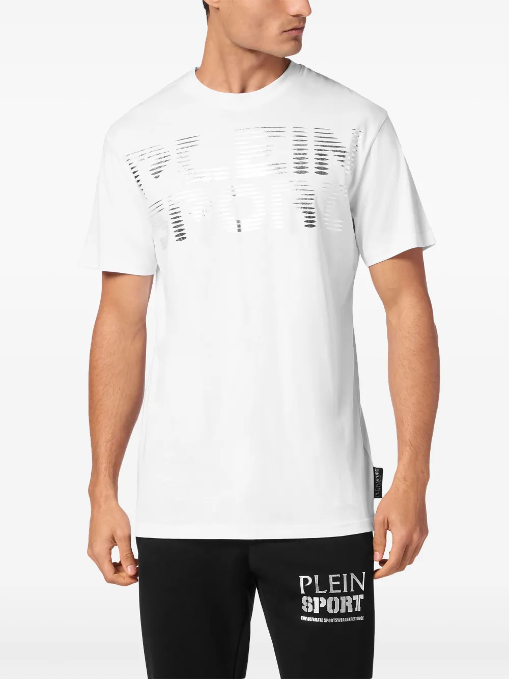 Plein Sport T-shirt met logoprint Wit