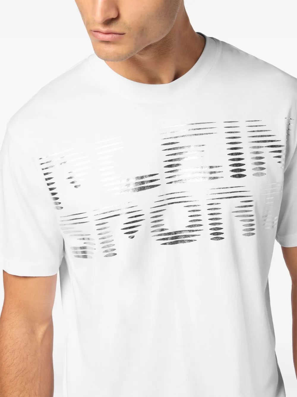Plein Sport T-shirt met logoprint Wit