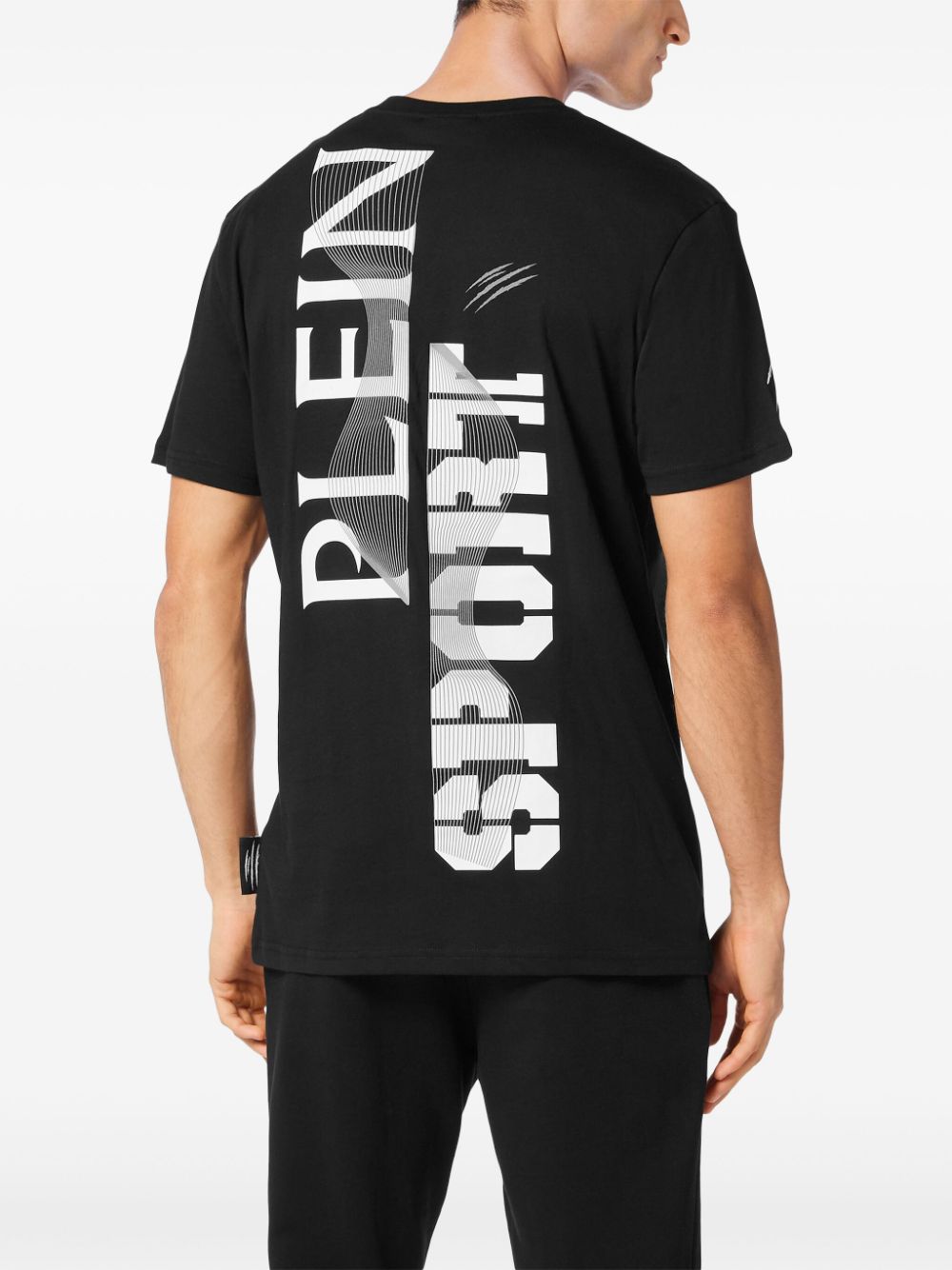 Shop Plein Sport Wave T-shirt In Black