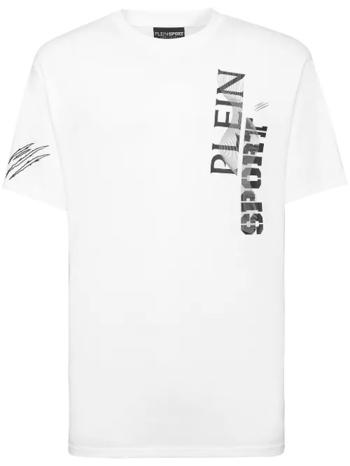 T-shirt SS Wave à logo imprimé - Plein Sport - Modalova
