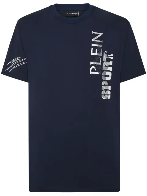 Plein Sport SS Wave logo-print T-shirt