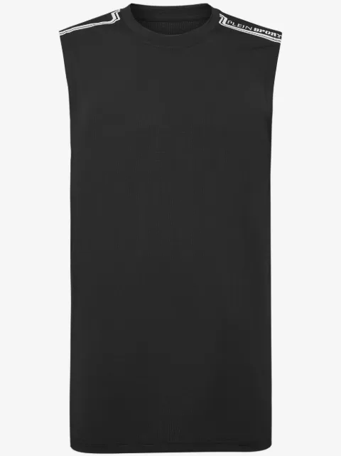 Plein Sport top con cuello redondo