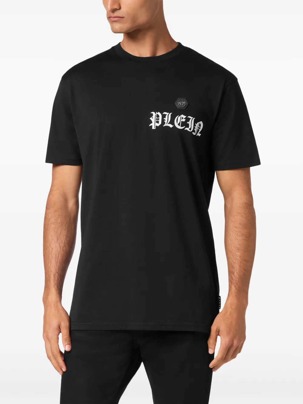 Philipp Plein Katoenen T-shirt met print Zwart