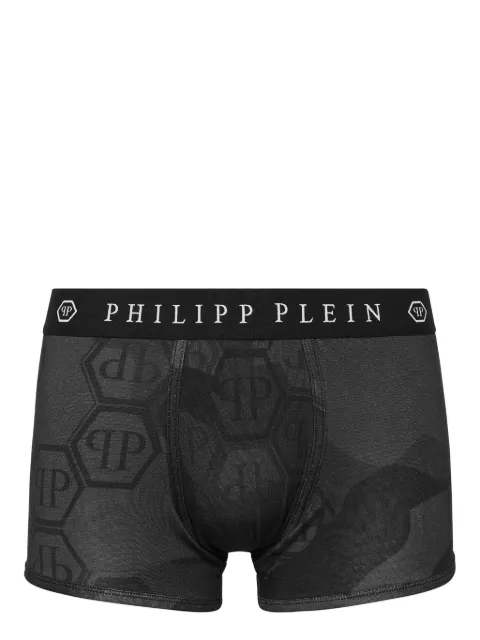 Philipp Plein monogram camouflage-print boxers