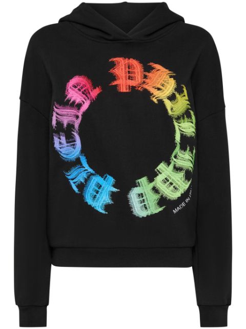 Philipp Plein logo-print hoodie Women