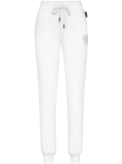 Philipp Plein Crystal Hexagon track pants Women