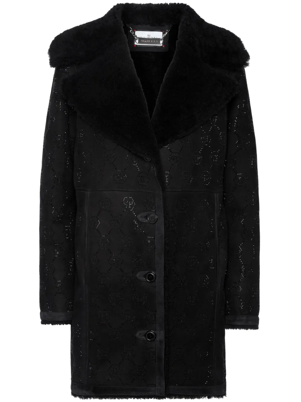 Philipp Plein Jas met monogram-patroon Zwart