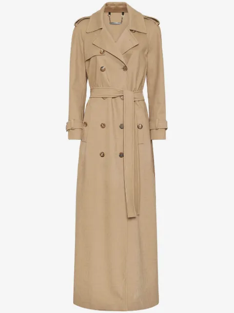 Philipp Plein trench long à motif monogrammé