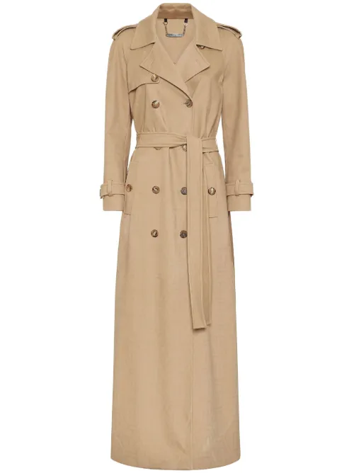 Trench long à motif monogrammé - Philipp Plein - Modalova