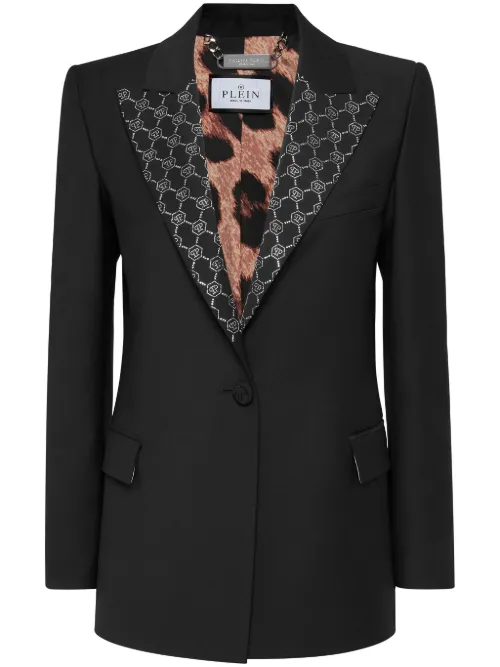 Blazer monogrammé - Philipp Plein - Modalova