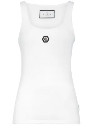 新品 D&G DOLCE&GABBANA Logo Tank Top Dolce & Gabbana DG Logo Tank Top | White | FARFETCH UK