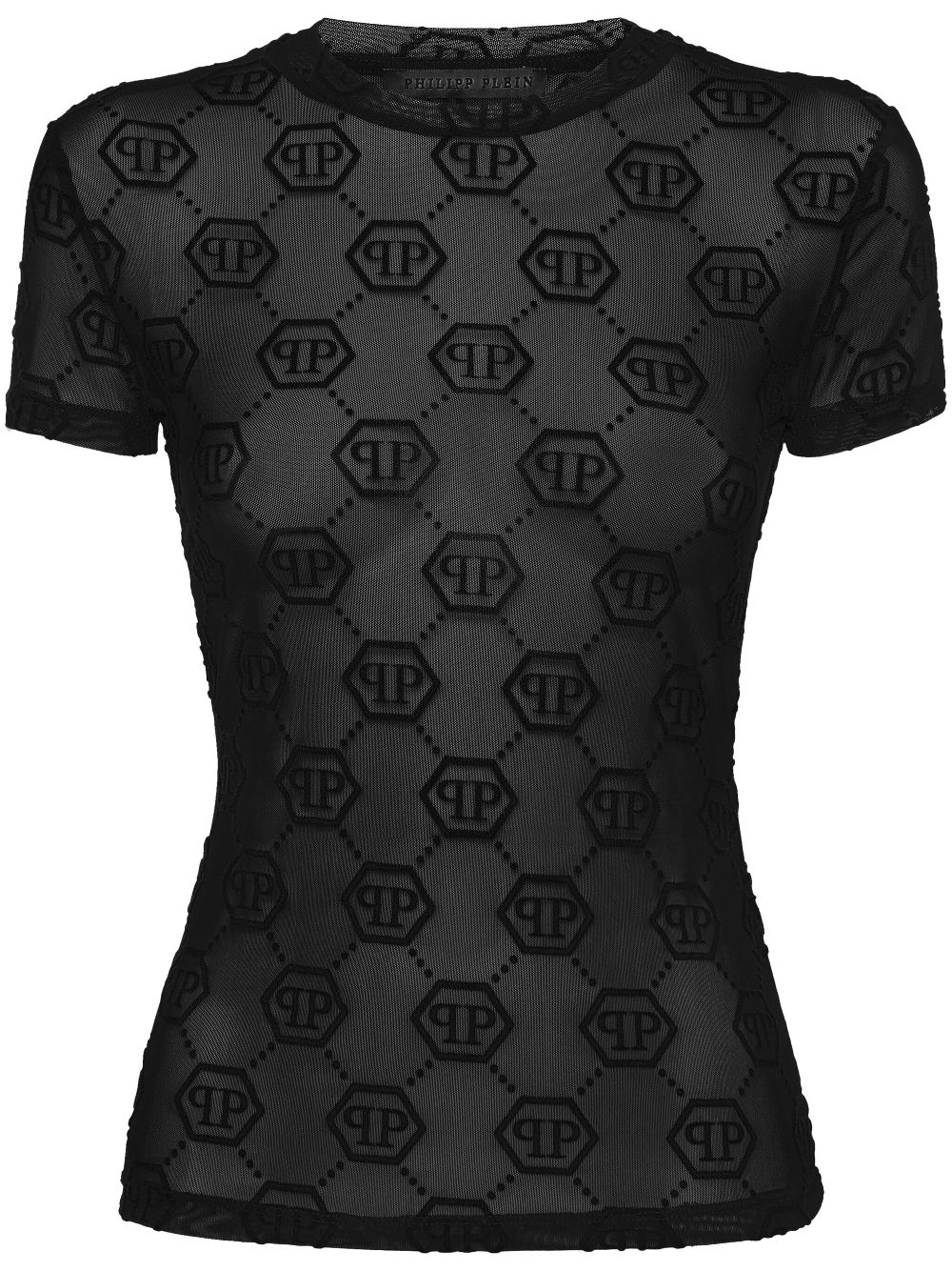 Philipp Plein monogram tulle t-shirt Women