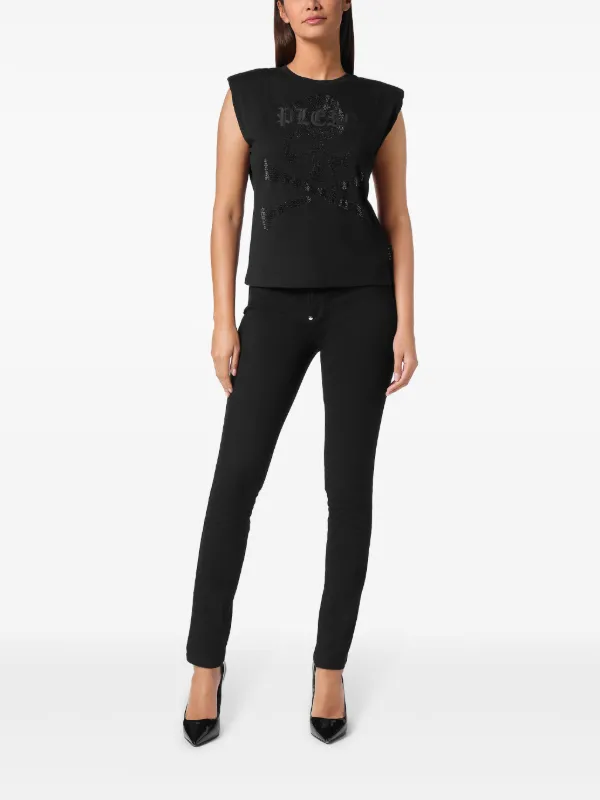 Philipp Plein スカル タンクトップ | ブラック | FARFETCH JP