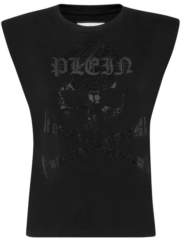 Philipp Plein スカル タンクトップ | ブラック | FARFETCH JP