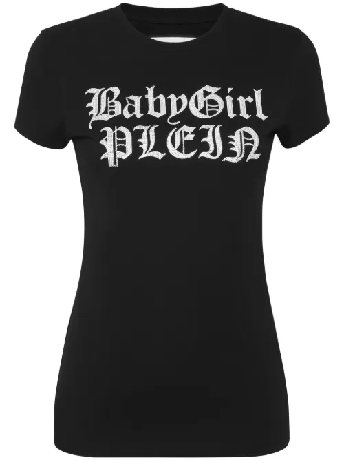 T-shirt à logo strassé - Philipp Plein - Modalova