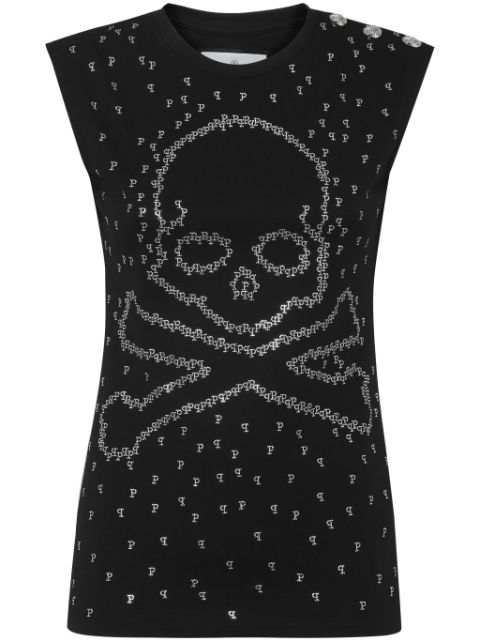 Philipp Plein Skull & Bones tank top Women