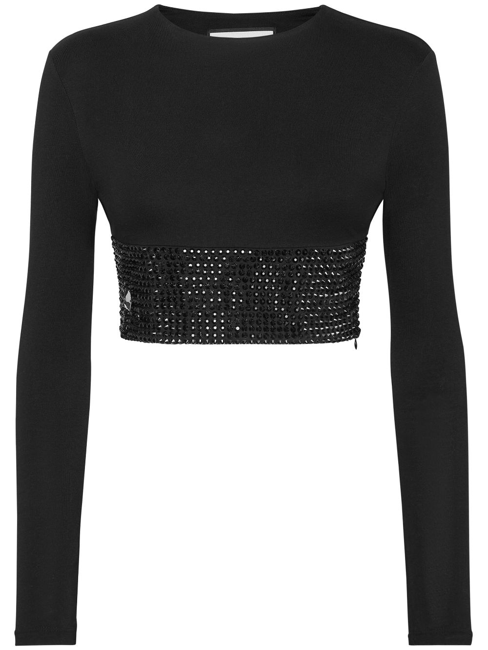 Philipp Plein cropped t-shirt – Black