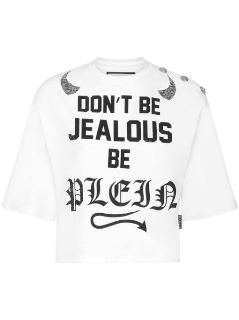 Philipp Plein cropped round-neck T-shirt Women