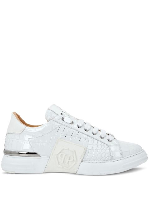 Philipp Plein crocodile-print sneakers Men