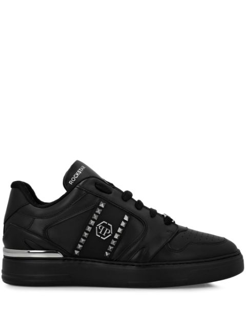 Philipp Plein stud-embellished leather sneakers Men