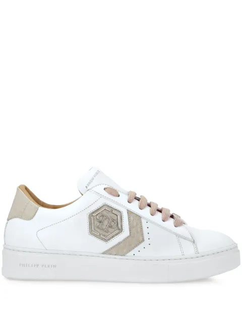 Philipp Plein tenis con estampado de cocodrilo