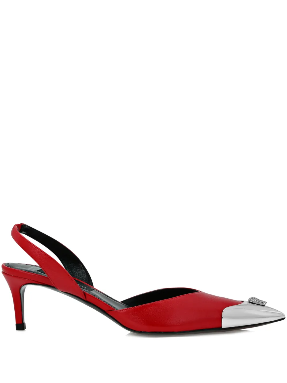 Philipp Plein Pumps con cinturino posteriore - Rosso