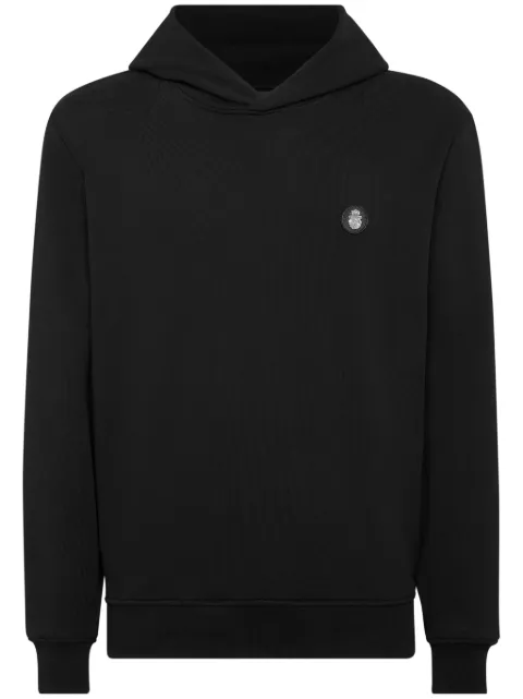 Billionaire logo-appliqué hoodie