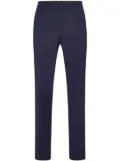 Billionaire embroidered wool chinos - Blue