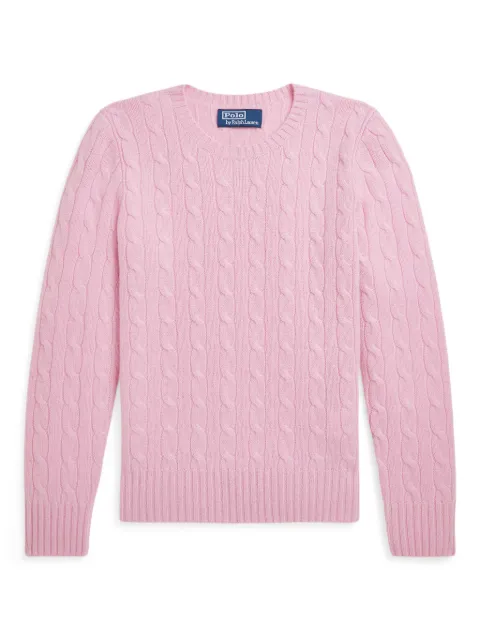 POLO RALPH LAUREN KIDS 케이블 니트 스웨터