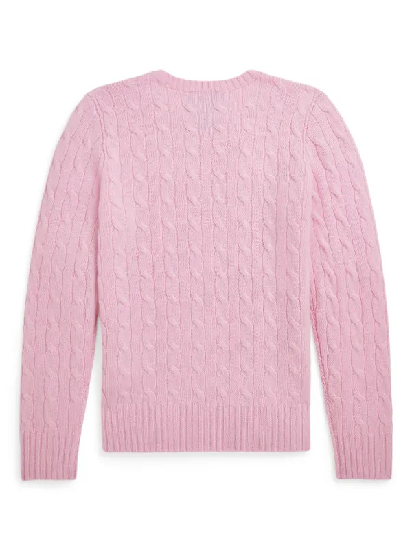POLO RALPH LAUREN KIDS ケーブルニット セーター | ピンク | FARFETCH JP