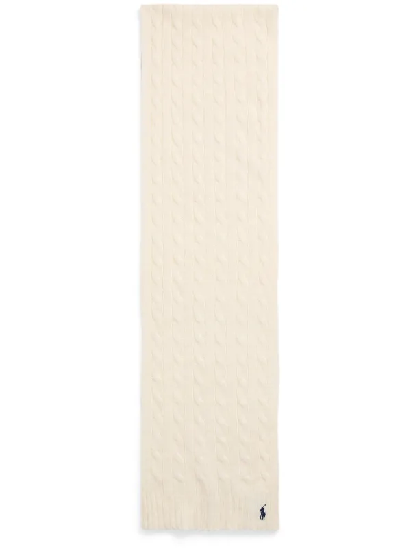 Polo Ralph Lauren Polo Pony Scarf in Neutrals