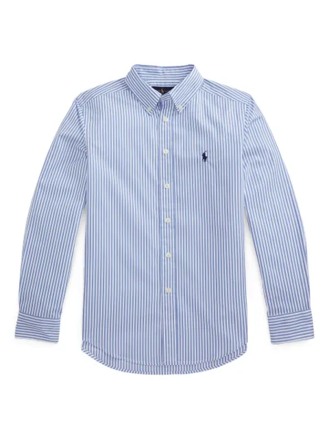 POLO RALPH LAUREN KIDS striped cotton shirt