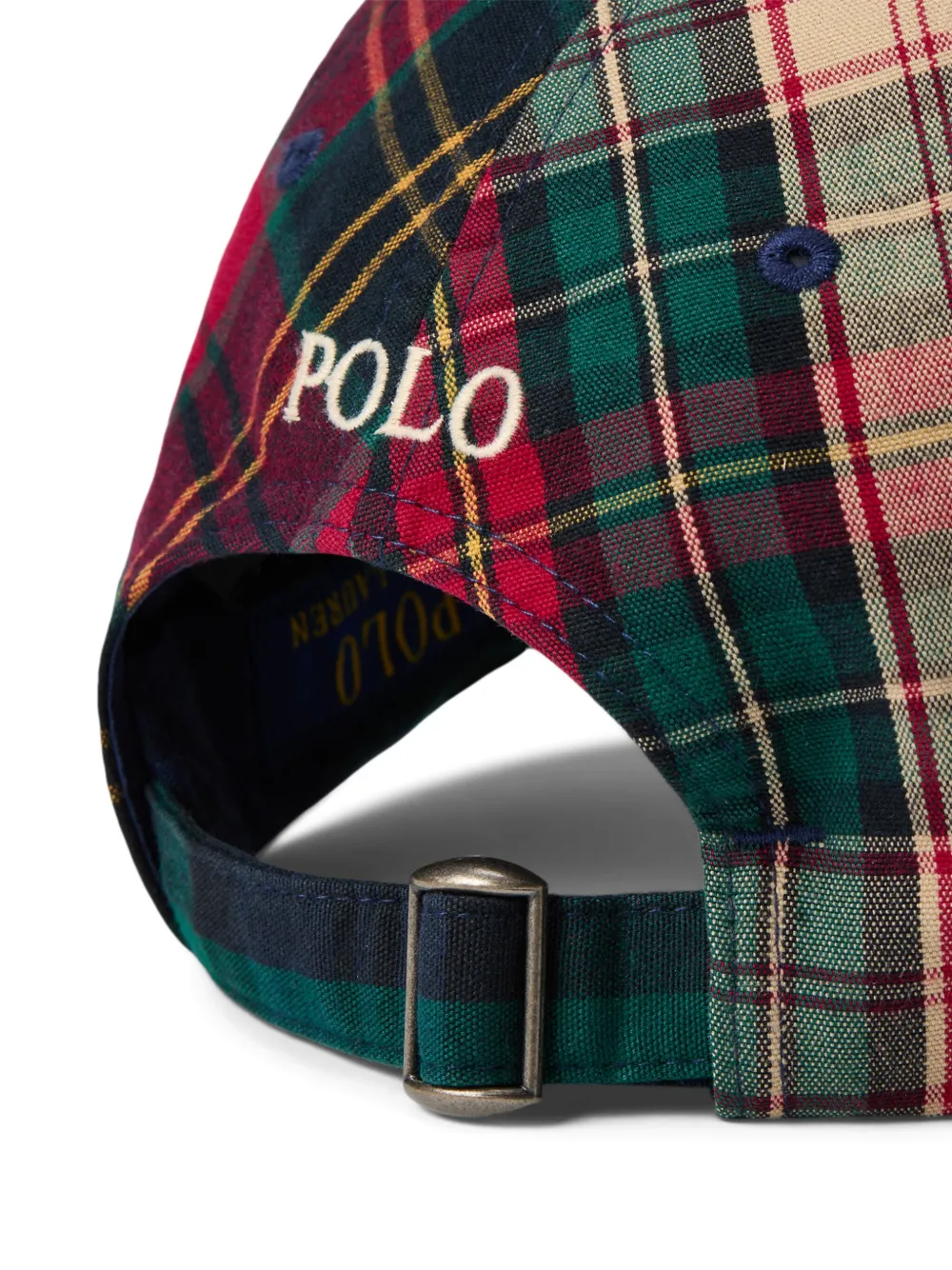 Polo Ralph Lauren plaid-pattern Baseball Cap | Green | FARFETCH