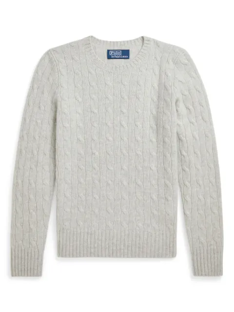 POLO RALPH LAUREN KIDS cable-knit jumper