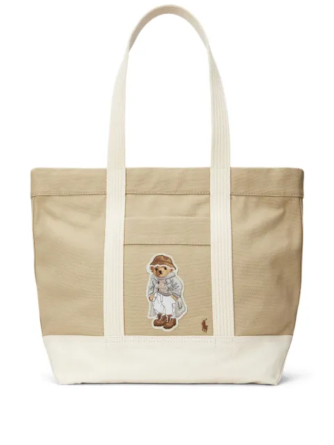 Polo Ralph Lauren tote mediana con motivo Polo Bear 