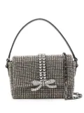 Self-Portrait gem-embellished tote bag - Silver