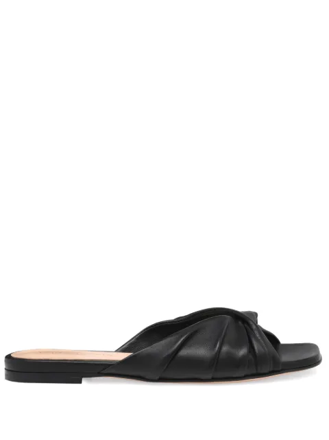Gianvito Rossi Selene leather slides