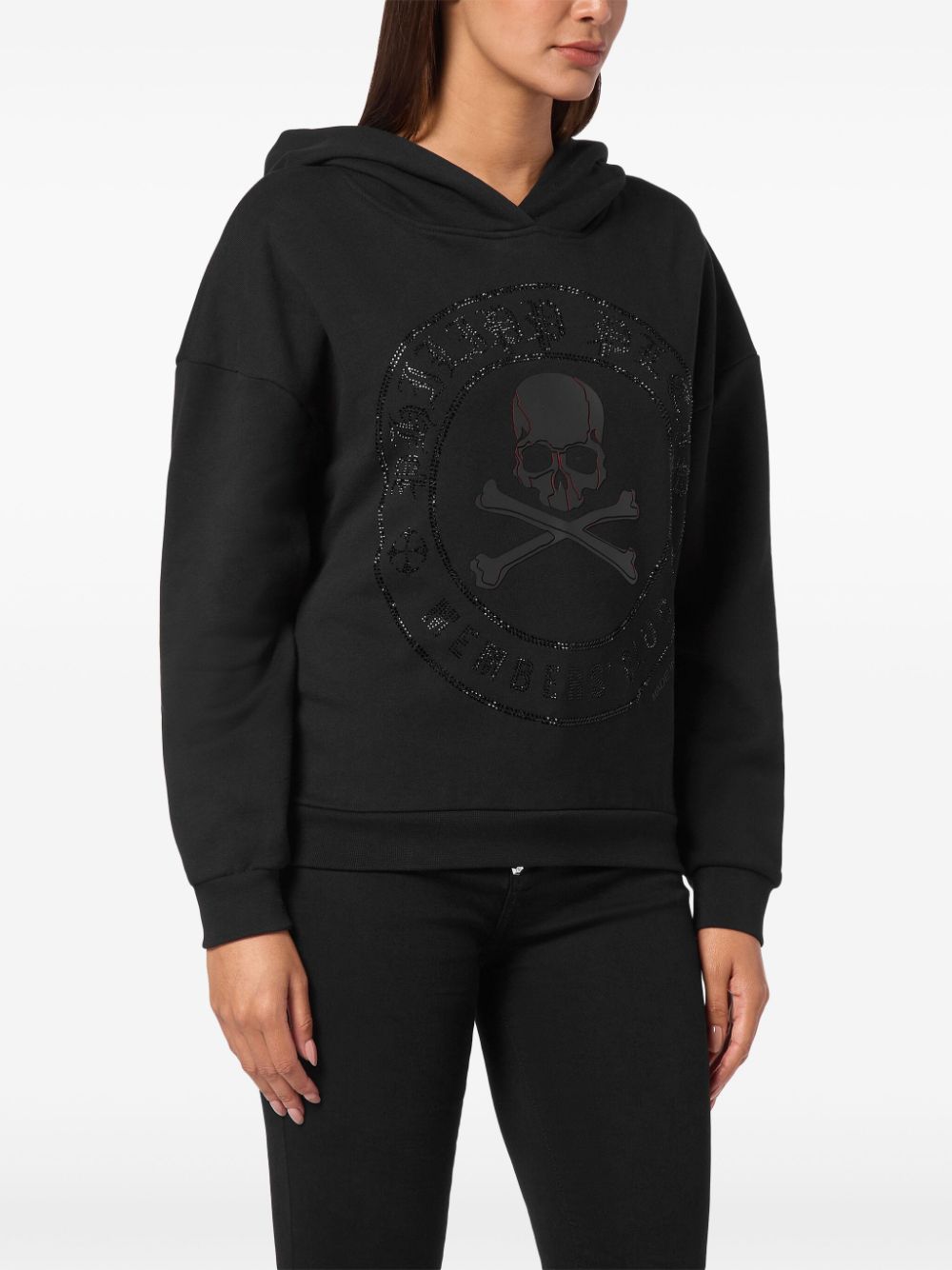 Philipp Plein skull-print hoodie Women