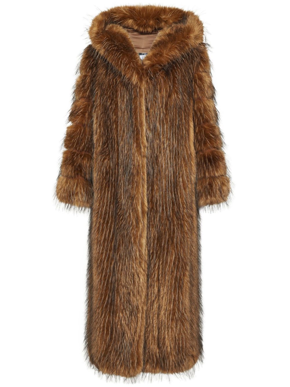 Shop Philipp Plein Faux-fur Coat In Brown