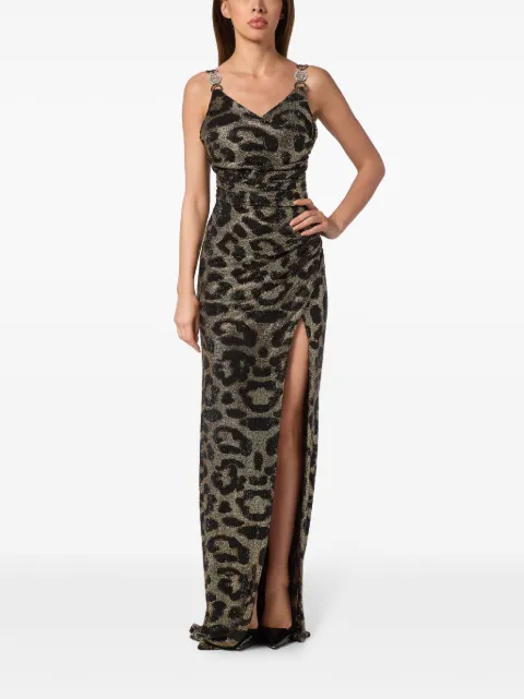 Philipp Plein leopard maxi dress AADCWRG3102PJY002N - 1