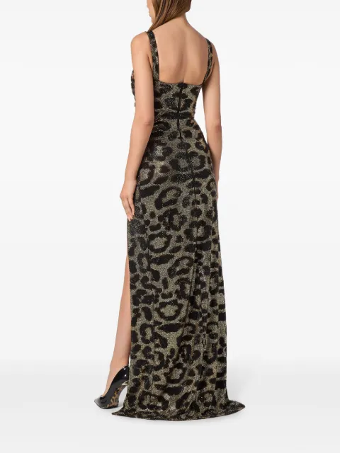 Philipp Plein leopard maxi dress AADCWRG3102PJY002N - 3