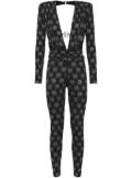 Philipp Plein Monogram jumpsuit - Black