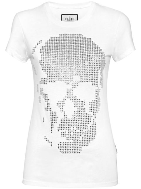 Philipp Plein stud-embellished cotton T-shirt Women