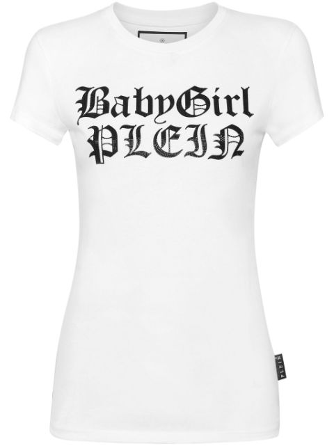 Philipp Plein crystal-embellished cotton t-shirt Women