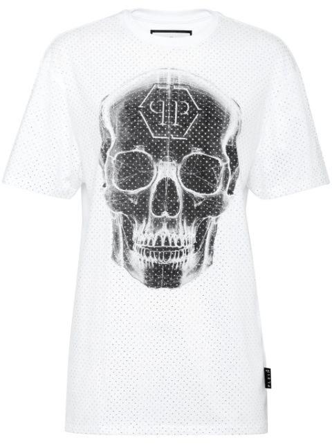 Philipp Plein Skull rhinestone T-shirt Women